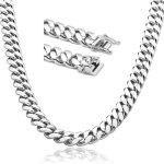 cadena de oro blanco