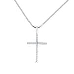 cadena de oro blanco