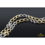cadena de oro blanco