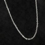 cadena de oro blanco
