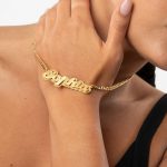 cadena de oro con nombre