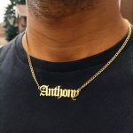 cadena de oro con nombre