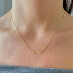 cadena de oro con nombre