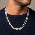 cadena oro blanco