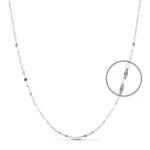 cadena oro blanco