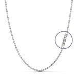 cadena oro blanco mujer