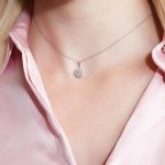 cadena oro blanco mujer