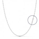 cadena oro blanco mujer