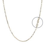 cadena oro blanco mujer