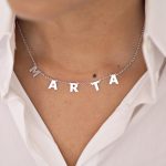 colgante con nombre plata