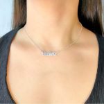 colgante con nombre plata