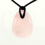 colgante cuarzo rosa
