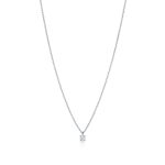 colgante diamante solitario
