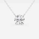 colgante diamante solitario
