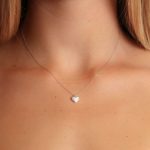 colgante oro blanco