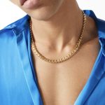 colgante oro hombre