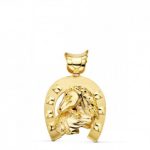 colgante oro hombre