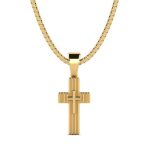 colgante oro hombre