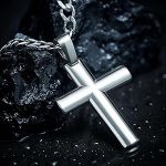colgante plata hombre