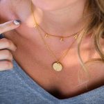 collar con iniciales hijos
