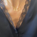 collar con iniciales hijos