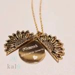collar de girasol
