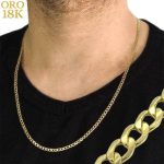 collar de oro hombre