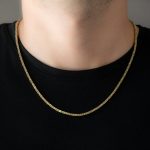 collar de oro hombre