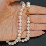 collar de perlas naturales
