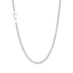 collar de plata hombre