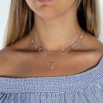 collar de plata mujer