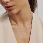 collar de plata mujer