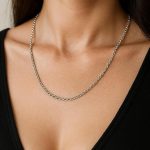 collar de plata mujer