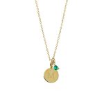 collar inicial oro