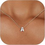collar inicial plata