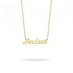 collar nombre oro