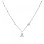 collar oro blanco