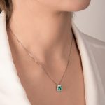 collar oro blanco